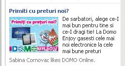 domo enjoy - ad facebook