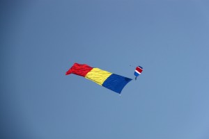 parasuta steag Romania