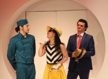 Liviu Chitu, Ioana Calota si Catalin Babliuc in spectacolul "Fazanul" (Foto: Alexandra Mazgareanu)